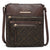 Women Lightweight Crossbody Bags Soft Vegan Leather Travel Handbag Multi Pockets