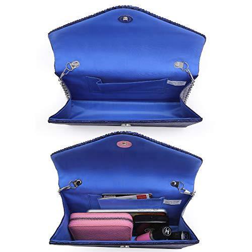Rhinestone Envelope Evening Clutch - Dasein Bags