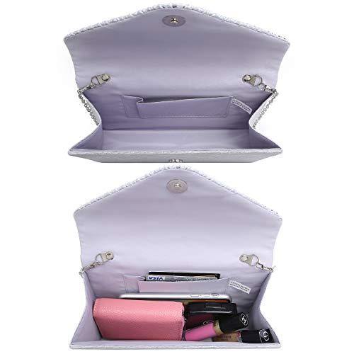 Rhinestone Envelope Evening Clutch - Dasein Bags