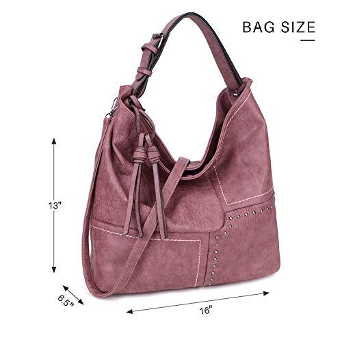 Women Vegan Leather Fashion Hobo Shoulder Bag with Shoulder Strap丨Dasein - Dasein Bags