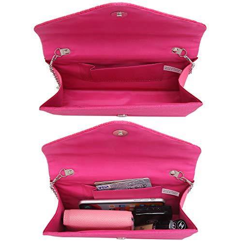 Rhinestone Envelope Evening Clutch - Dasein Bags