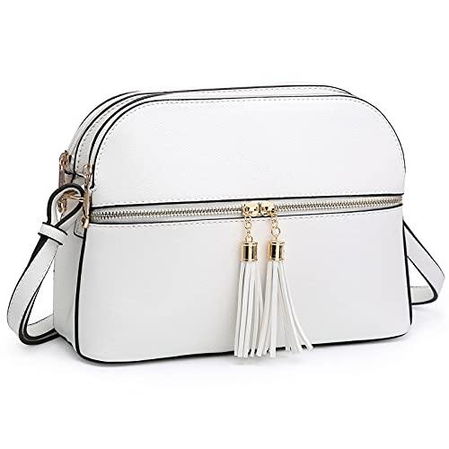 Tassel Front Zipper Crossbody Bag - Dasein Bags