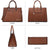 Women Flap-over Belt Top Handle Tote Satchel Purse Work Bag Matching Wristlet bag l Dasein - Dasein Bags