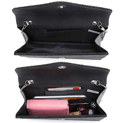 Rhinestone Envelope Evening Clutch - Dasein Bags