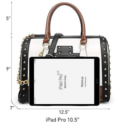 Shiny Patent Handbags Barrel Top Handle Bag for Women丨Dasein - Dasein Bags