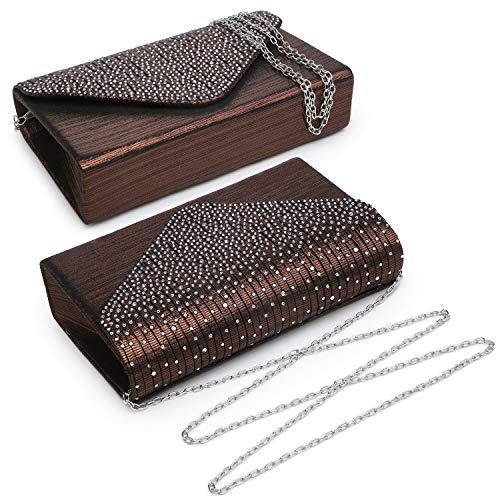 Rhinestone Envelope Evening Clutch - Dasein Bags