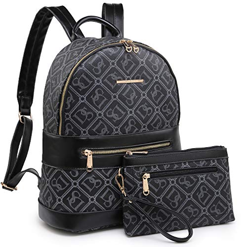 Fashion Casual Women Backpack with Matching Wristlet 2Pcs Set 丨Dasein - Dasein Bags