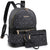 Fashion Casual Women Backpack with Matching Wristlet 2Pcs Set 丨Dasein - Dasein Bags