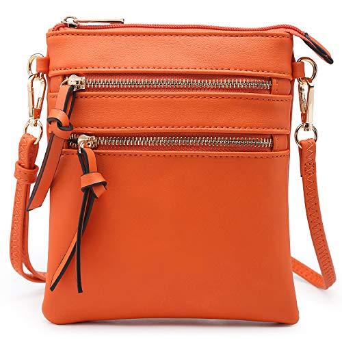 Lightweight Functional Multi Pocket Vegan Leather Shoulder Crossbody Bag丨Dasein - Dasein Bags