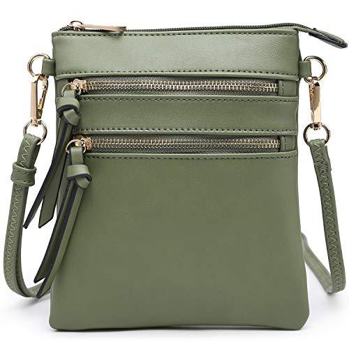 Lightweight Functional Multi Pocket Vegan Leather Shoulder Crossbody Bag丨Dasein - Dasein Bags