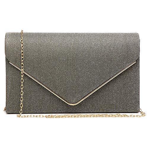 Women Glistening  Evening Bags Wedding Purses Cocktail Prom Party Clutches l Dasein - Dasein Bags