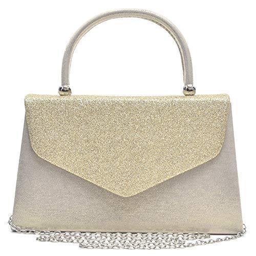 Women's Evening Bag Party Wedding Purses Cocktail Prom with Frosted Glittering l Dasein - Dasein Bags