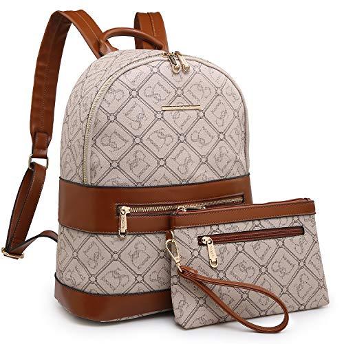 Fashion Casual Women Backpack with Matching Wristlet 2Pcs Set 丨Dasein - Dasein Bags