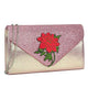 Women Flower Evening Bags Clutch Handbags Wedding Party Prom Envelope Purses