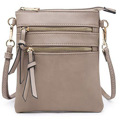 Lightweight Functional Multi Pocket Vegan Leather Shoulder Crossbody Bag丨Dasein - Dasein Bags