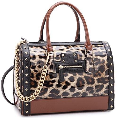 Shiny Patent Handbags Barrel Top Handle Bag for Women丨Dasein - Dasein Bags