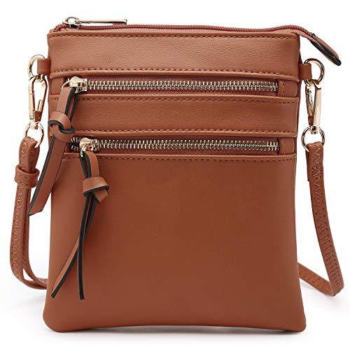 Lightweight Functional Multi Pocket Vegan Leather Shoulder Crossbody Bag丨Dasein - Dasein Bags