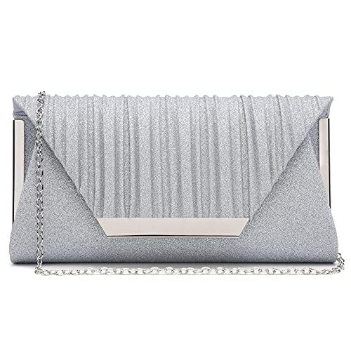 Ivory White Leather Envelope Clutch Bag | SilkFred