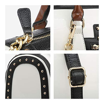 Shiny Patent Handbags Barrel Top Handle Bag for Women丨Dasein - Dasein Bags