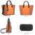 Fashion Stitching Color Large Tote Bag with Matching Wallet l Dasein - Dasein Bags