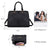Gold-Tone Hardware Vegan Leather Textured Handbag with Matching Wallet l Dasein - Dasein Bags