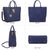 Solid-Color Emblem Tote Handbag - Dasein Bags