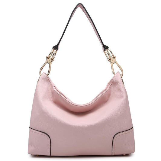 Large Corner Patched Hobo Bag - Dasein Bags