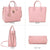 Solid-Color Emblem Tote Handbag - Dasein Bags