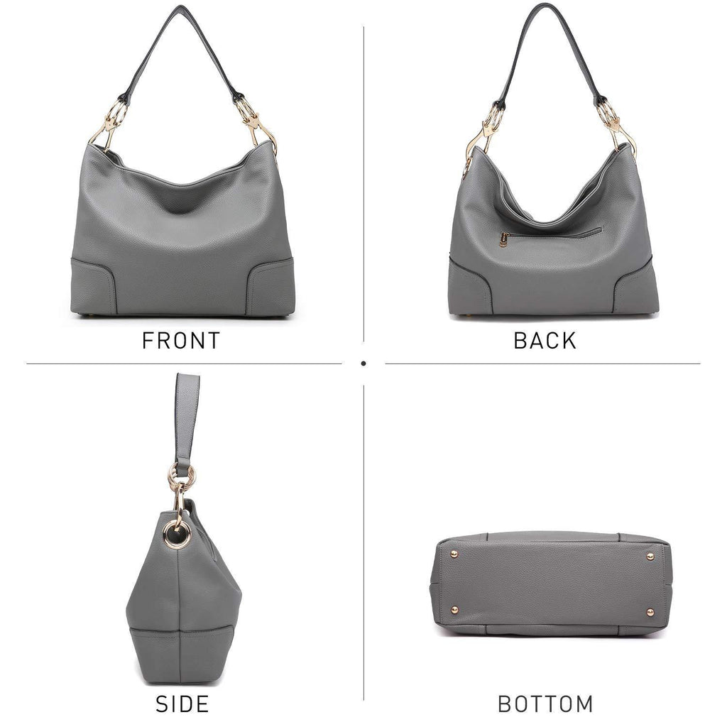 Large Corner Patched Hobo Bag - Dasein Bags