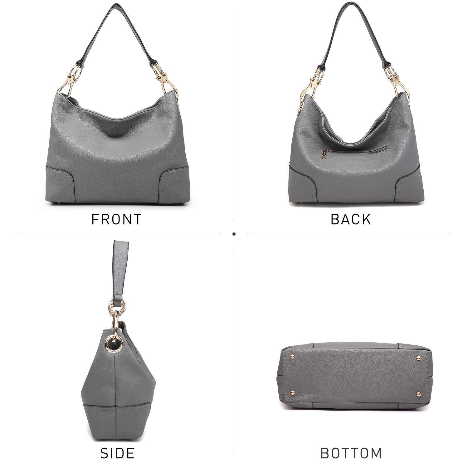 Large Corner Patched Hobo Bag - Dasein Bags