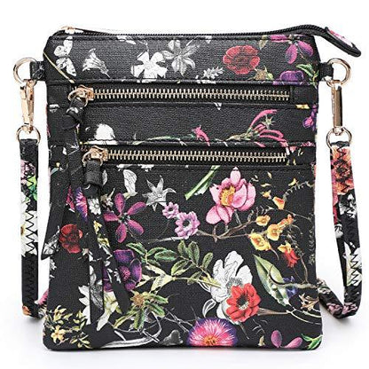Lightweight Functional Multi Pocket Vegan Leather Shoulder Crossbody Bag丨Dasein - Dasein Bags