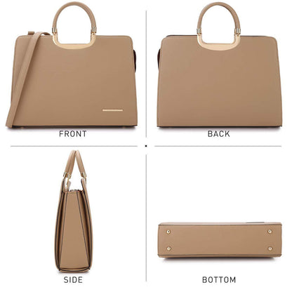 Pebble Texture Handbag with Matching Wristlet - Dasein Bags