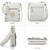 Small Size Emblem Retro Designer Crossbody Messenger Bag l Dasein - Dasein Bags