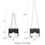 Push Lock Lightweight Vegan Leather Crossbody Bag With Chain Strap By Dasein - Dasein Bags