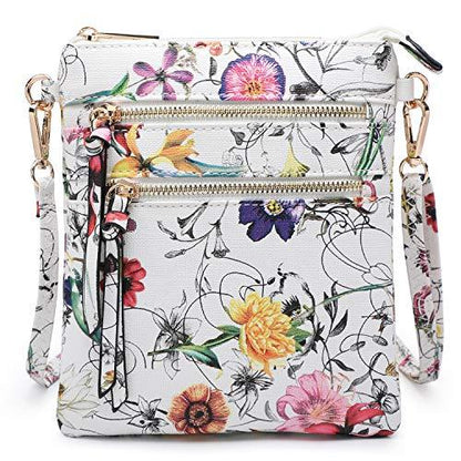 Lightweight Functional Multi Pocket Vegan Leather Shoulder Crossbody Bag丨Dasein - Dasein Bags