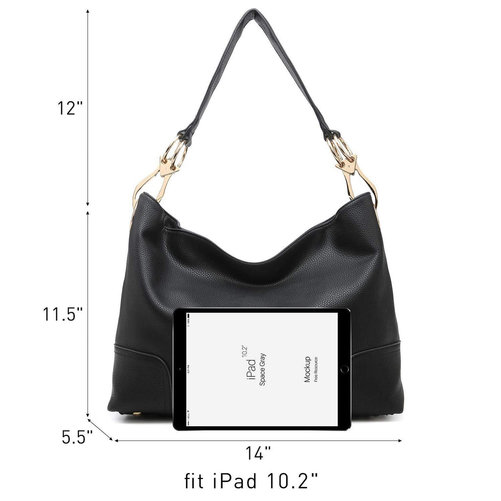 Large Corner Patched Hobo Bag - Dasein Bags
