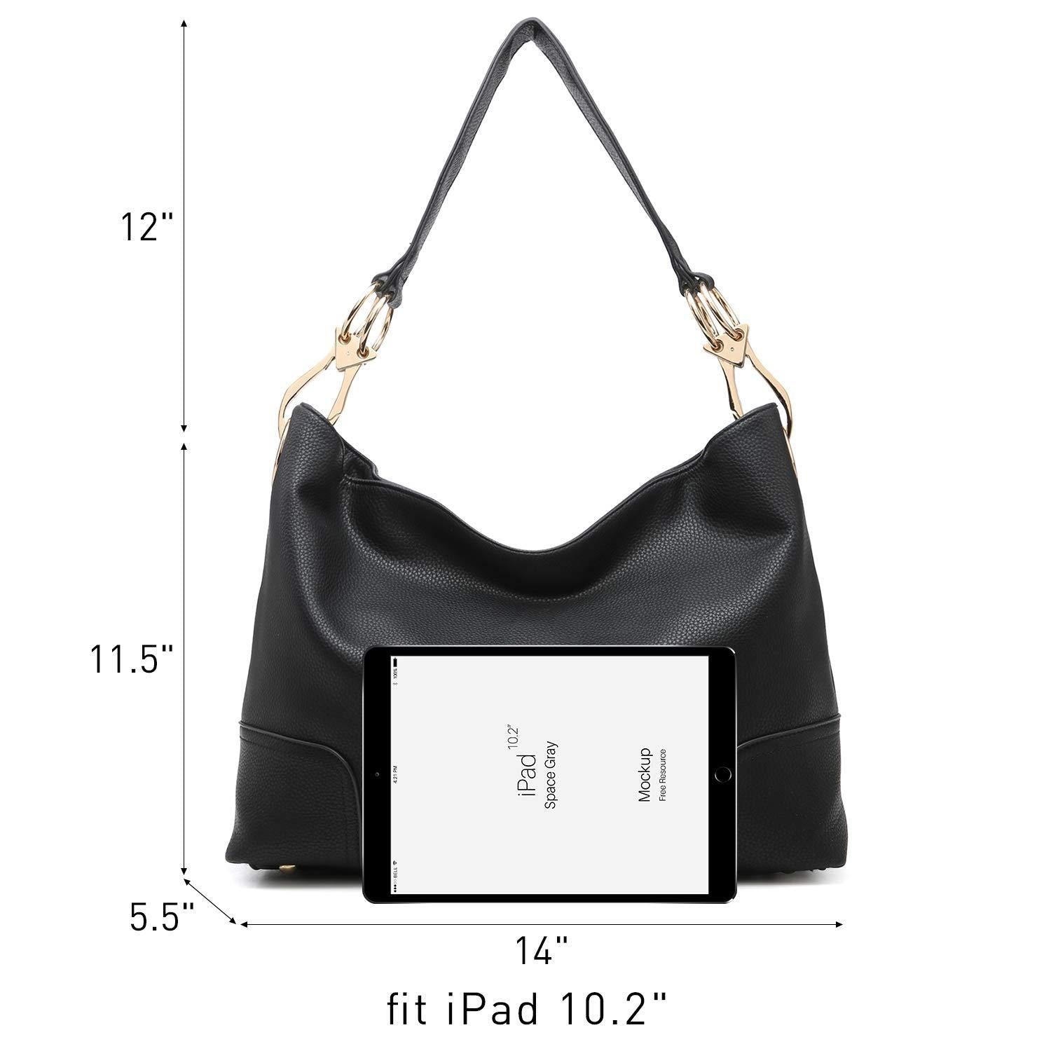 Large Corner Patched Hobo Bag - Dasein Bags