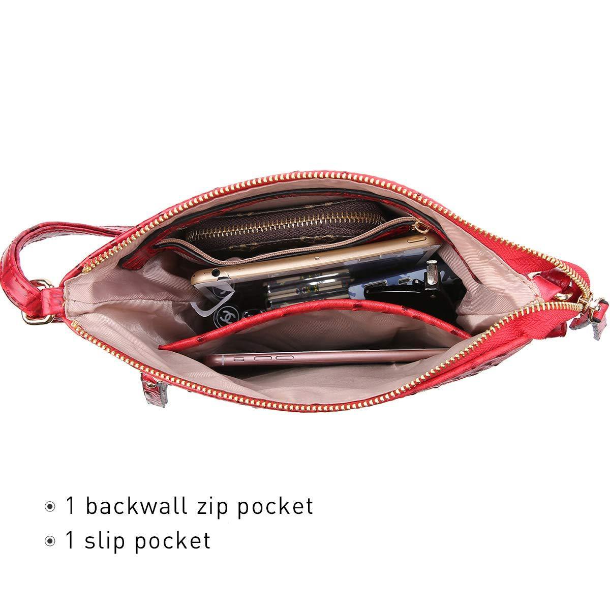 Women Lightweight Functional Multi Pocket Crossbody Bag l Dasein - Dasein Bags