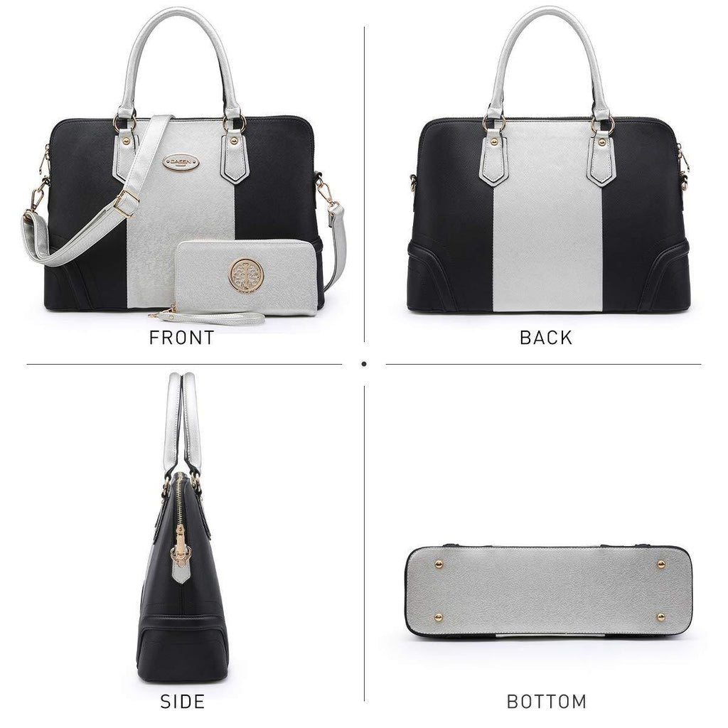 Dasein Slim Briefcase with Matching wallet - Dasein Bags