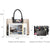 Two-tone 3-in-1 Handbag - Dasein Bags