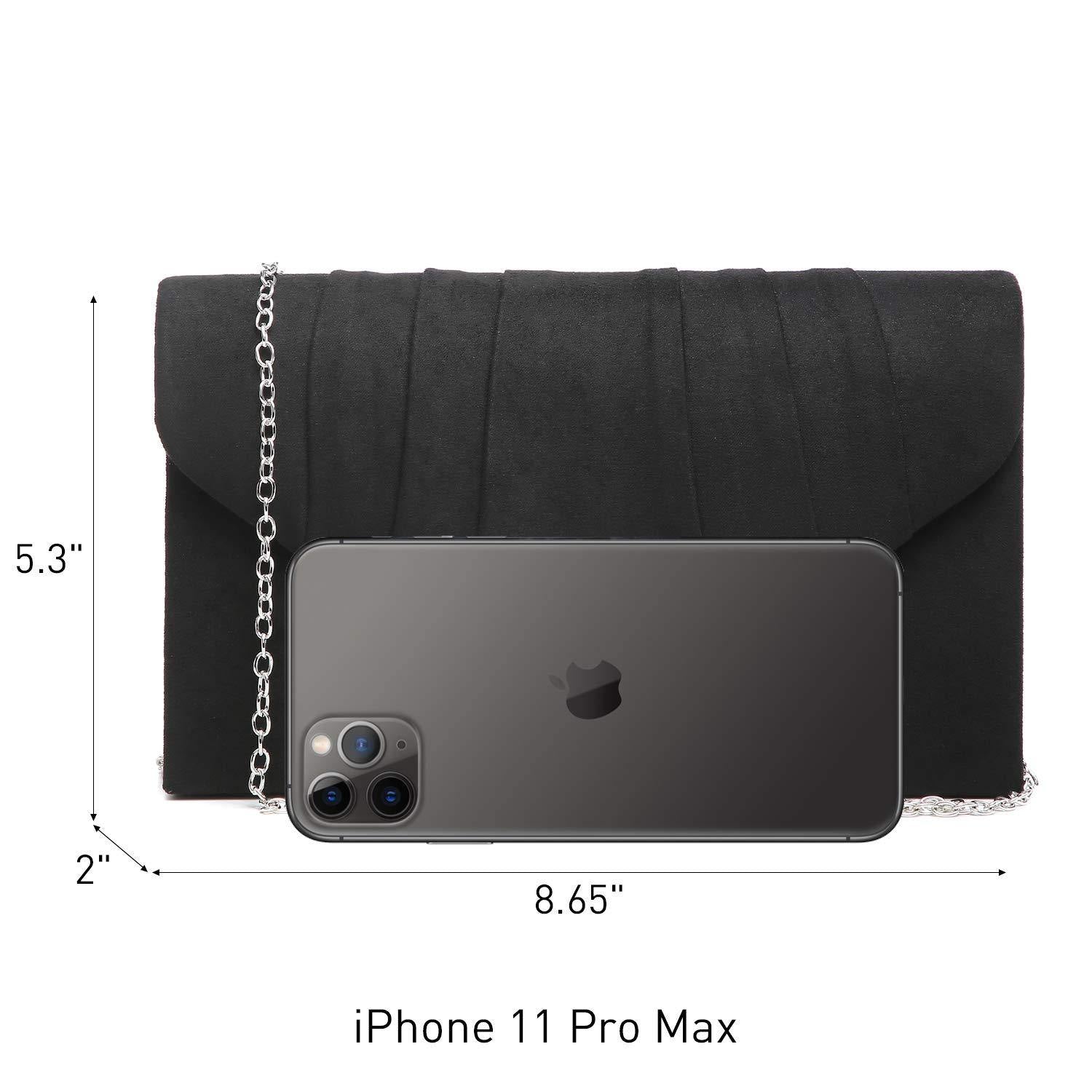 Dasein Women's Evening Bag Pleated Envelope Clutch l Dasein - Dasein Bags