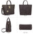 Solid-Color Emblem Tote Handbag - Dasein Bags