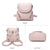 Womens Fashion Handbags Shoulder Bag Top Handle Satchel 3pcs Purse Set - Dasein Bags