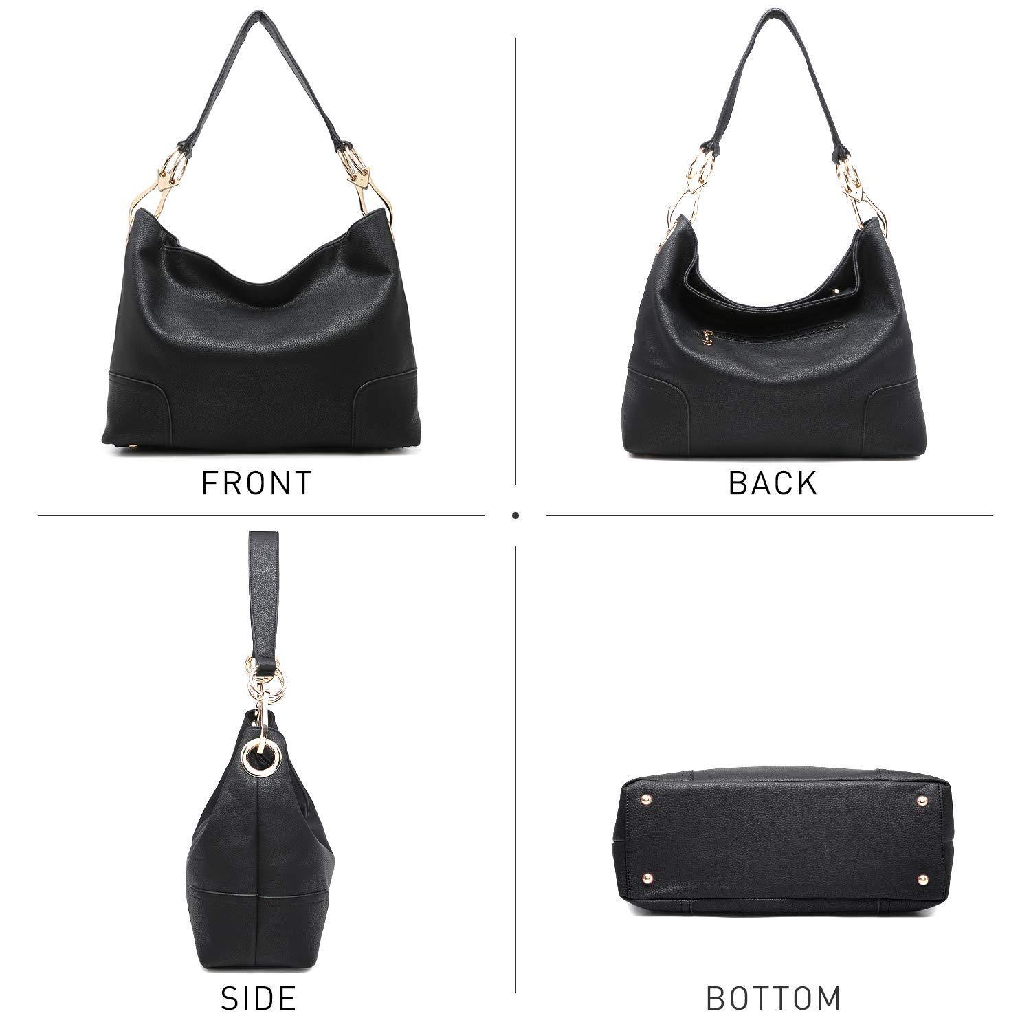 Large Corner Patched Hobo Bag - Dasein Bags
