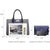 Two-tone 3-in-1 Handbag - Dasein Bags