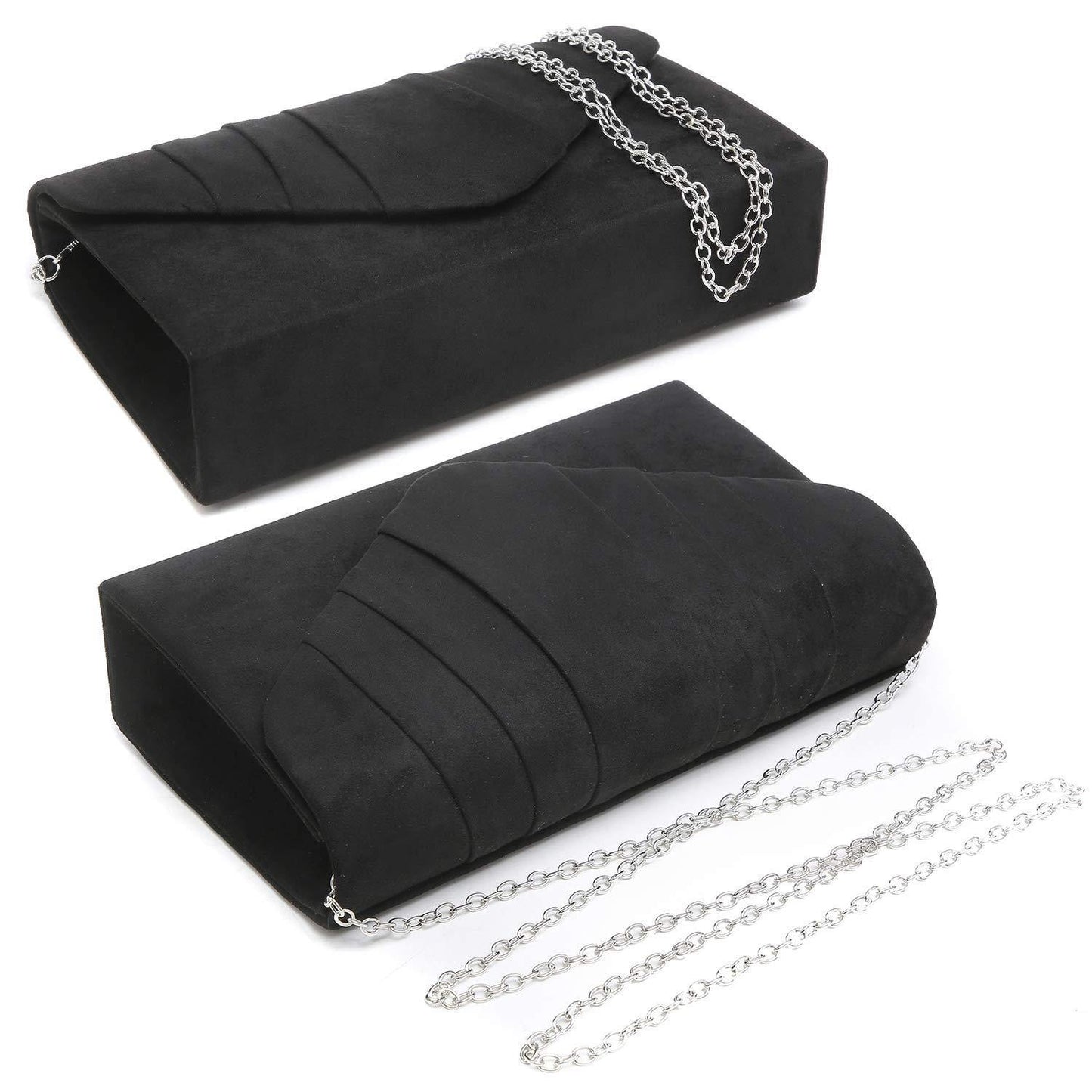 Dasein Women's Evening Bag Pleated Envelope Clutch l Dasein - Dasein Bags