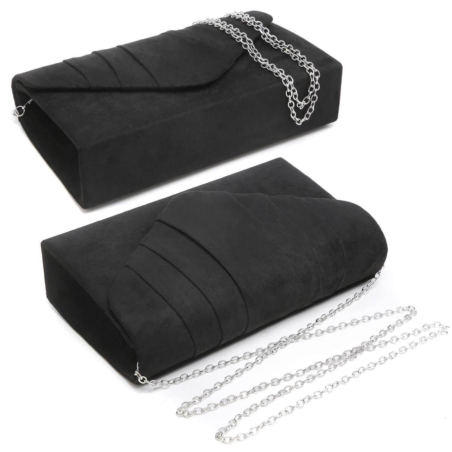 Dasein Women's Evening Bag Pleated Envelope Clutch l Dasein - Dasein Bags