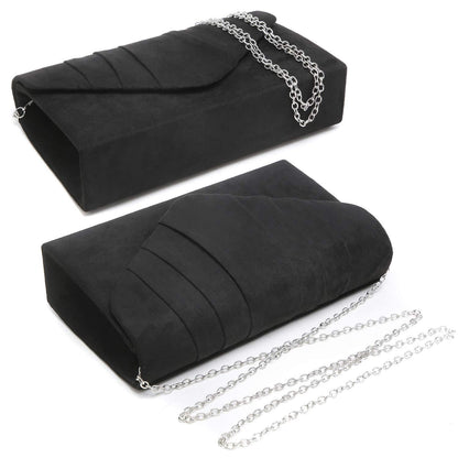 Dasein Women's Evening Bag Pleated Envelope Clutch l Dasein - Dasein Bags