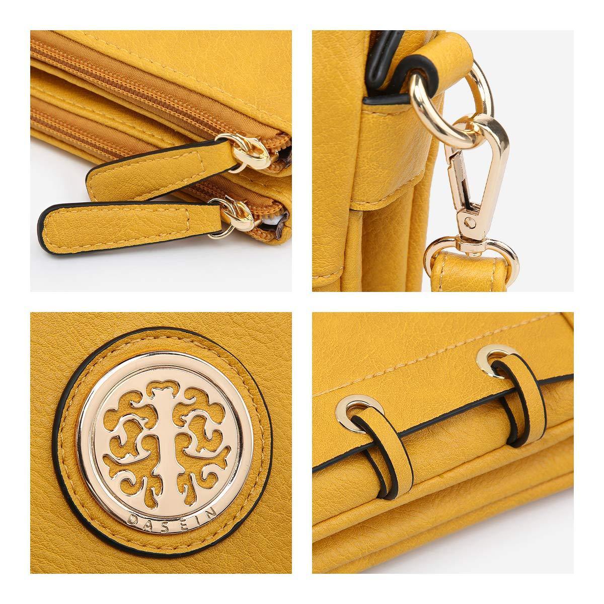 Small Size Emblem Retro Designer Crossbody Messenger Bag l Dasein - Dasein Bags