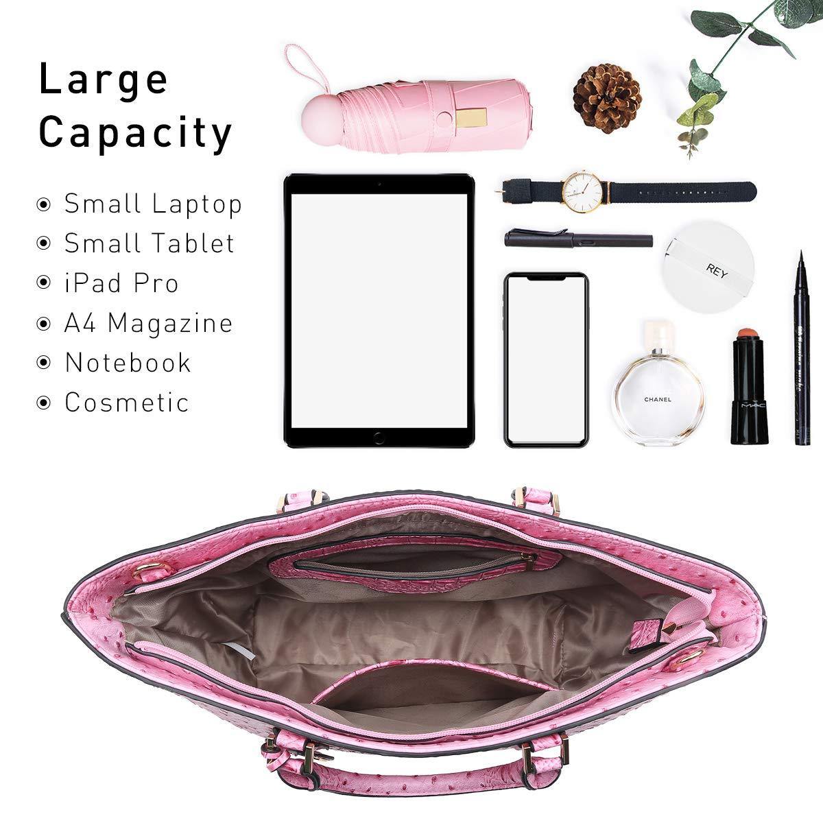 Fashion Embossed Pattern Tote with Matching Wallet - Dasein Bags